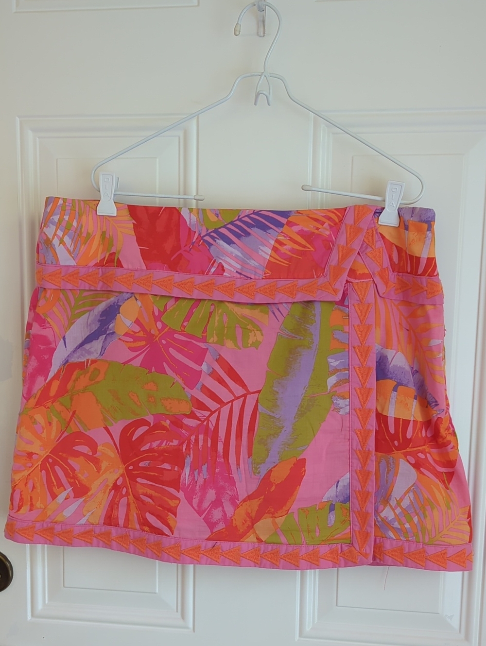 J. Marie The Eden Wrap. Skort. Size XL . 100% Cotton